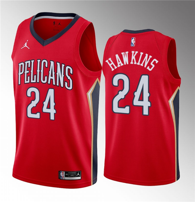 Jordan Hawkins New Orleans Pelicans red jersey