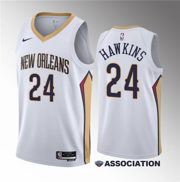 Jordan Hawkins New Orleans Pelicans white jersey