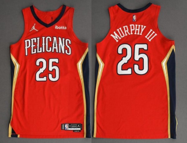 Trey Murphy III New Orleans Pelicans red jersey