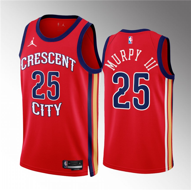 Trey Murphy III New Orleans Pelicans red jersey
