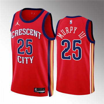 Trey Murphy III New Orleans Pelicans red jersey
