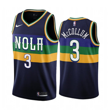 CJ McCollum New Orleans Pelicans black City Edition jersey