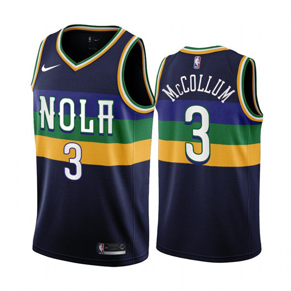 CJ McCollum New Orleans Pelicans black City Edition jersey