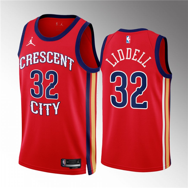 EJ Liddell New Orleans Pelicans red jersey
