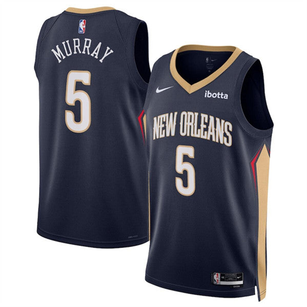 Dejounte Murray New Orleans Pelicans navy jersey