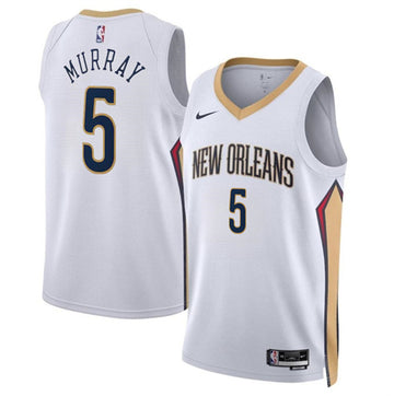 Dejounte Murray New Orleans Pelicans white jersey