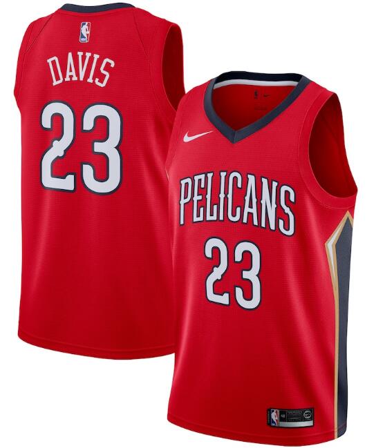 New Orleans Pelicans red jersey