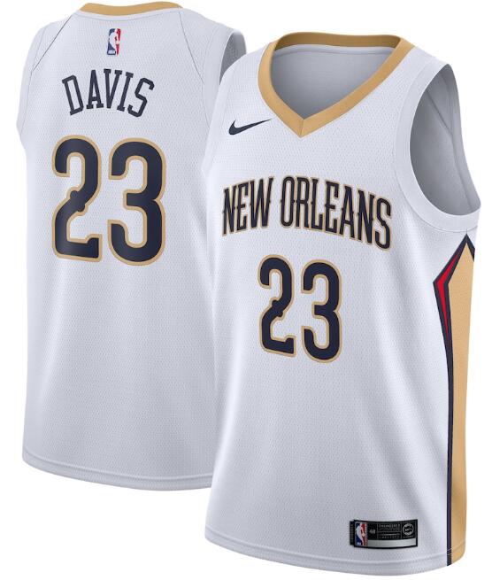 New Orleans Pelicans white jersey