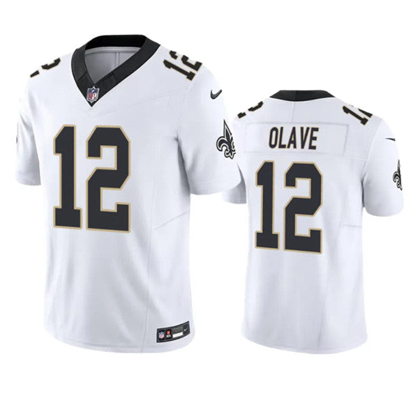 Chris Olave New Orleans Saints white FUSE jersey