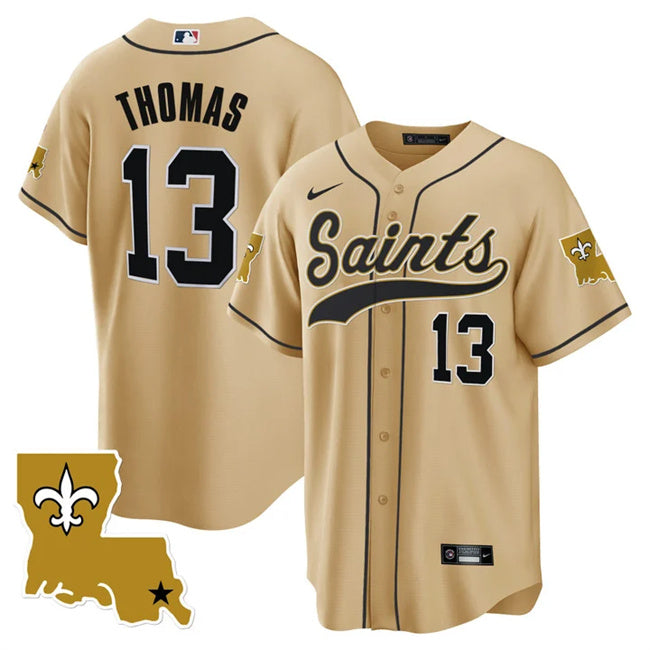 Michael Thomas New Orleans Saints gold jersey
