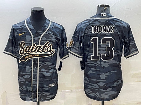Michael Thomas New Orleans Saints gray Camo jersey