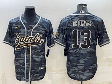 Michael Thomas New Orleans Saints gray Camo jersey