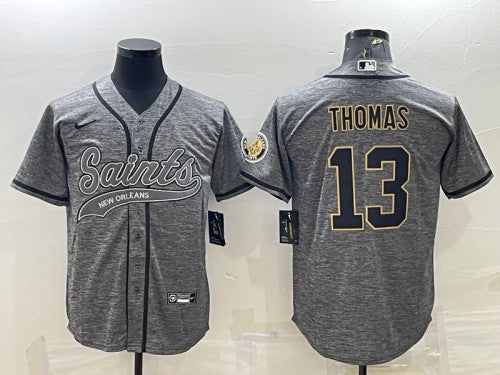 Michael Thomas New Orleans Saints gray jersey