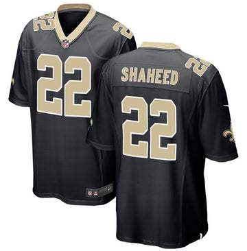 Rashid Shaheed New Orleans Saints black Game jersey