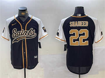 Rashid Shaheed New Orleans Saints black-white jersey