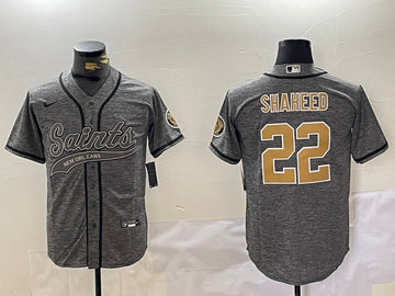 Rashid Shaheed New Orleans Saints gray jersey