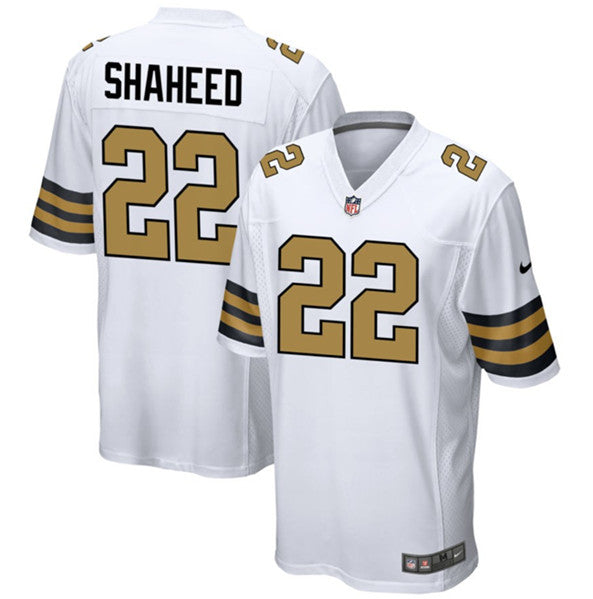 Rashid Shaheed New Orleans Saints white Color Rush jersey