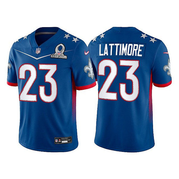 Marshon Lattimore New Orleans Saints royal jersey