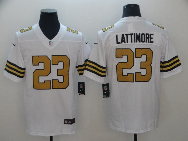 Marshon Lattimore New Orleans Saints white jersey
