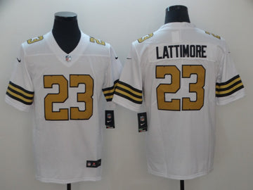 Marshon Lattimore New Orleans Saints white jersey