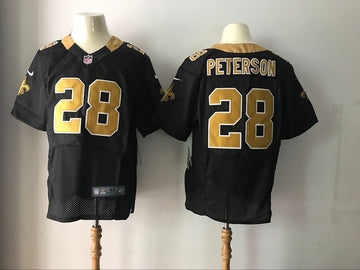 Adrian Peterson New Orleans Saints black Elite jersey