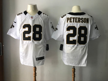 Adrian Peterson New Orleans Saints white Elite jersey