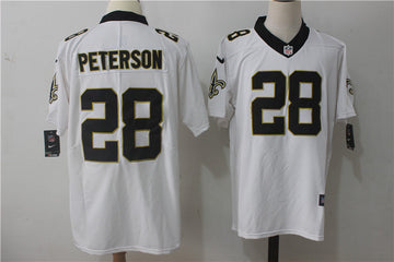 Adrian Peterson New Orleans Saints white jersey