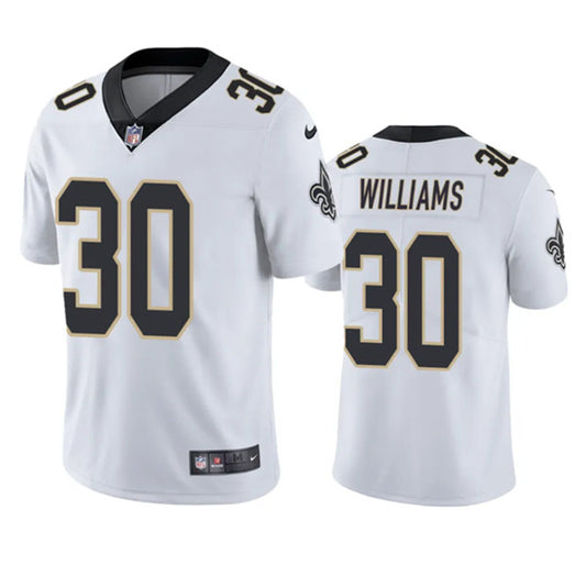 New Orleans Saints #30 Jamaal Williams White Jersey