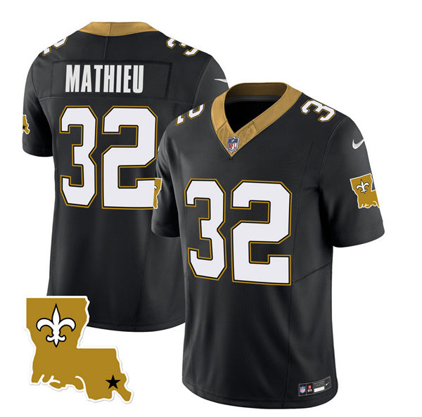 Tyrann Mathieu New Orleans Saints black FUSE jersey