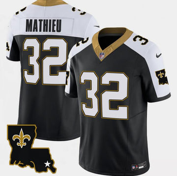 Tyrann Mathieu New Orleans Saints black FUSE jersey