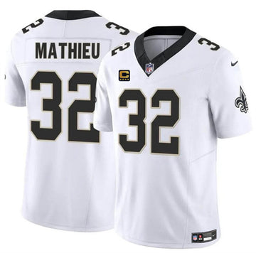 Tyrann Mathieu New Orleans Saints white FUSE jersey