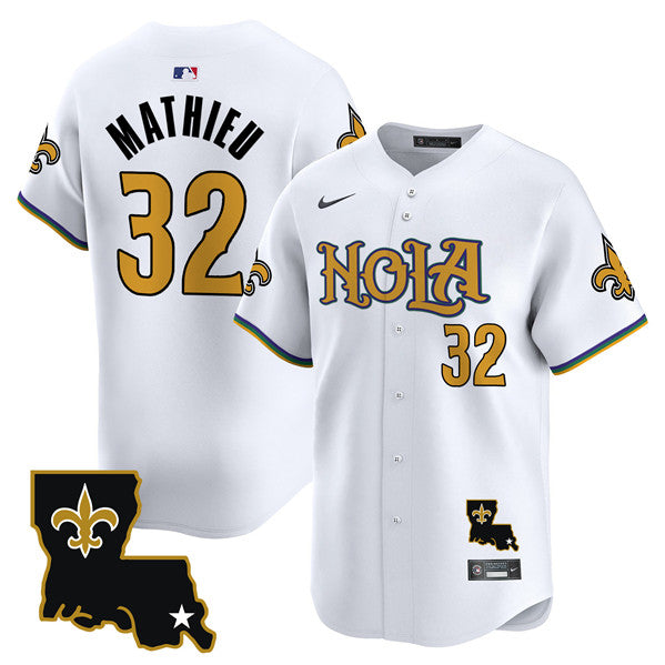 Tyrann Mathieu New Orleans Saints white jersey