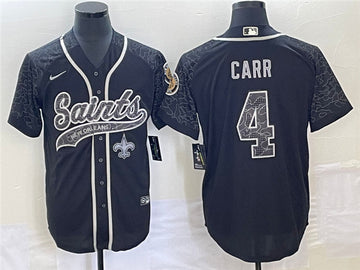 Derek Carr New Orleans Saints black jersey