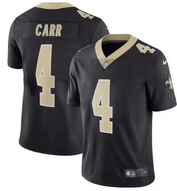 Derek Carr New Orleans Saints black jersey