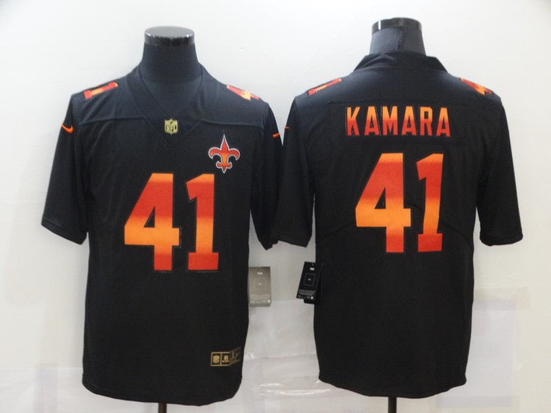 Alvin Kamara New Orleans Saints black Fashion jersey