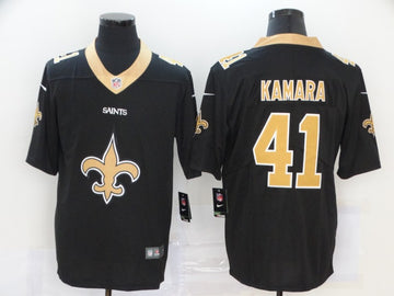 Alvin Kamara New Orleans Saints black jersey