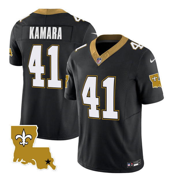 Alvin Kamara New Orleans Saints black FUSE jersey