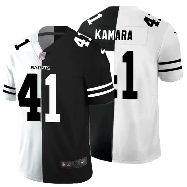 Alvin Kamara New Orleans Saints black Split jersey