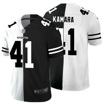 Alvin Kamara New Orleans Saints black Split jersey