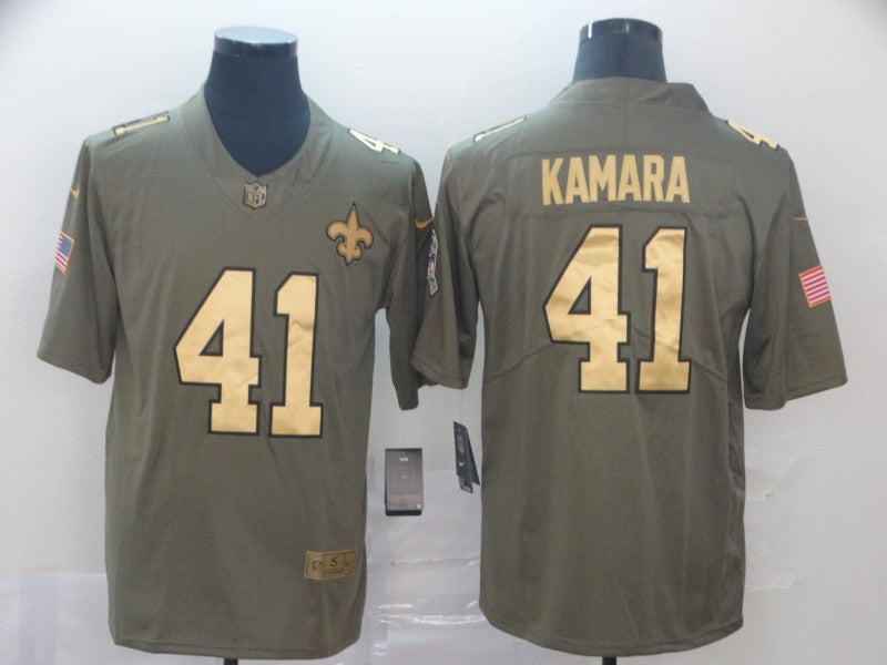 Alvin Kamara New Orleans Saints camo Salute To Service jersey