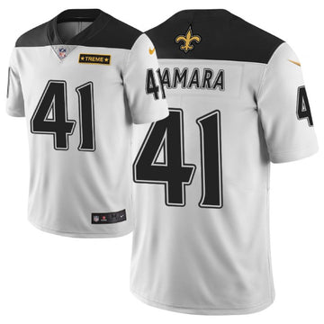 Alvin Kamara New Orleans Saints white City Edition jersey
