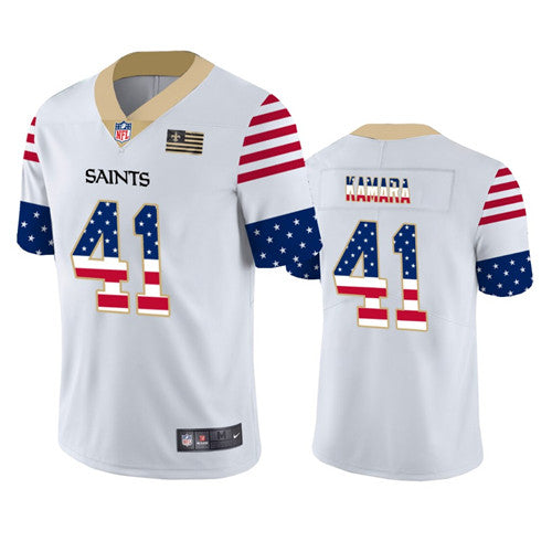 Alvin Kamara New Orleans Saints white Fashion jersey