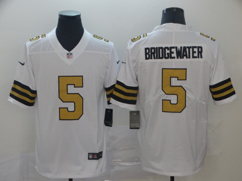 Teddy Bridgewater New Orleans Saints white Color Rush jersey
