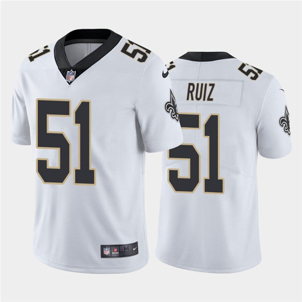 Cesar Ruiz New Orleans Saints white jersey