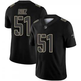 Cesar Ruiz New Orleans Saints black jersey