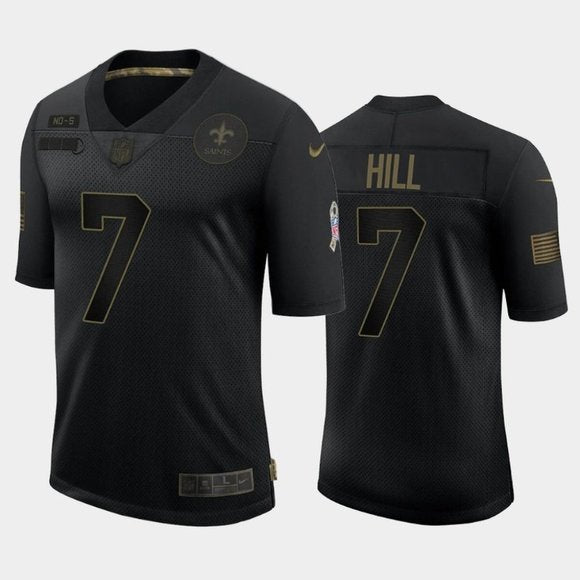 Taysom Hill New Orleans Saints black Salute To Service jersey