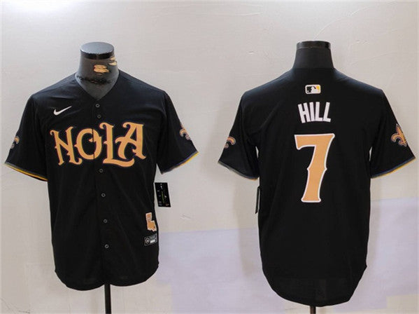 Taysom Hill New Orleans Saints black jersey