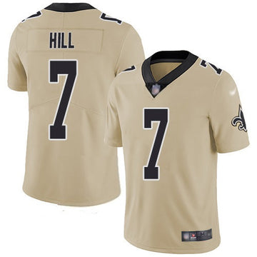 Taysom Hill New Orleans Saints gold Inverted Legend jersey
