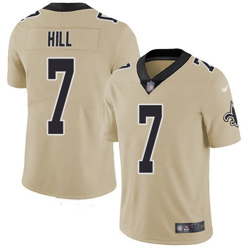 Taysom Hill New Orleans Saints gold Inverted Legend jersey