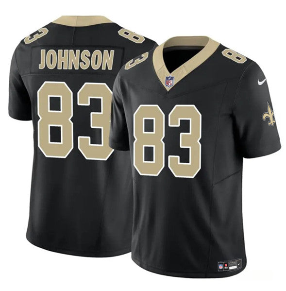 Juwan Johnson New Orleans Saints black FUSE jersey